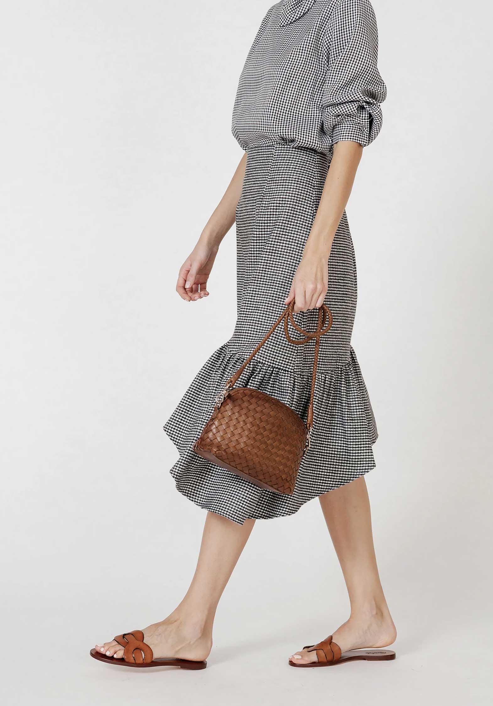 Crossbody Bag Chunky Fe Chunky Fell Poch Tan