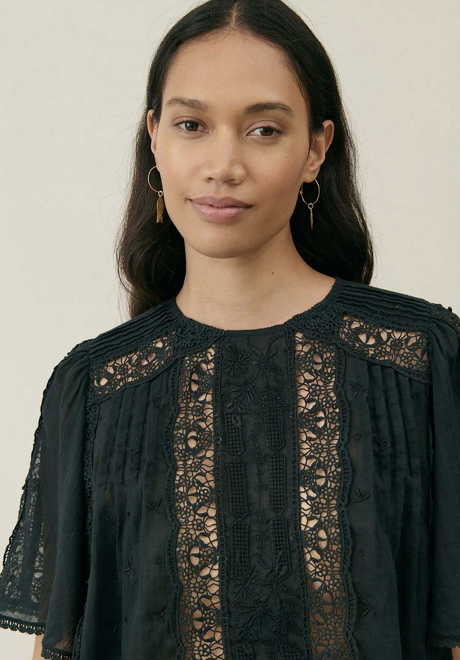 Blouse B0383 Ingrid Black