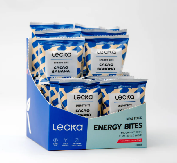 LECKA- VEGAN ENERGY BITES- CACAO BANANA 20G