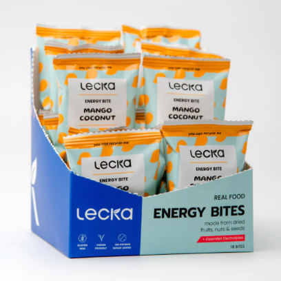 LECKA-VEGAN ENERGY BITES-MANGO COCONUT 20G
