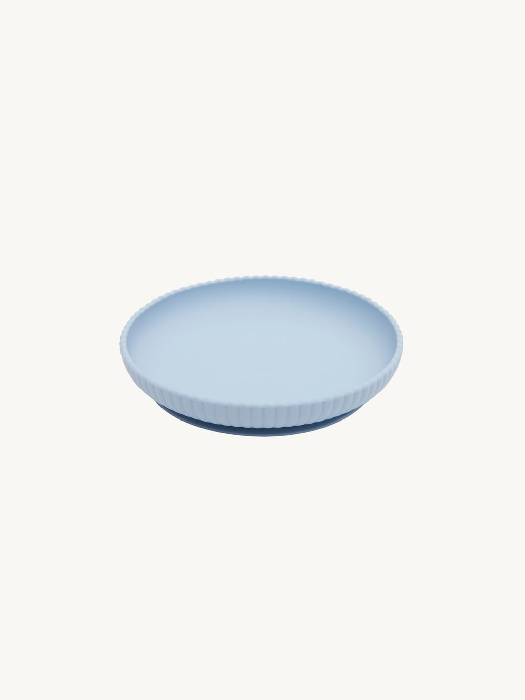Seashell Silicone Plate With Suction - Blue｜Baby Plate