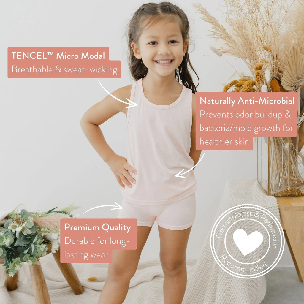 Girls' Wedgie-Free Full Coverage Shorties - Set of 2