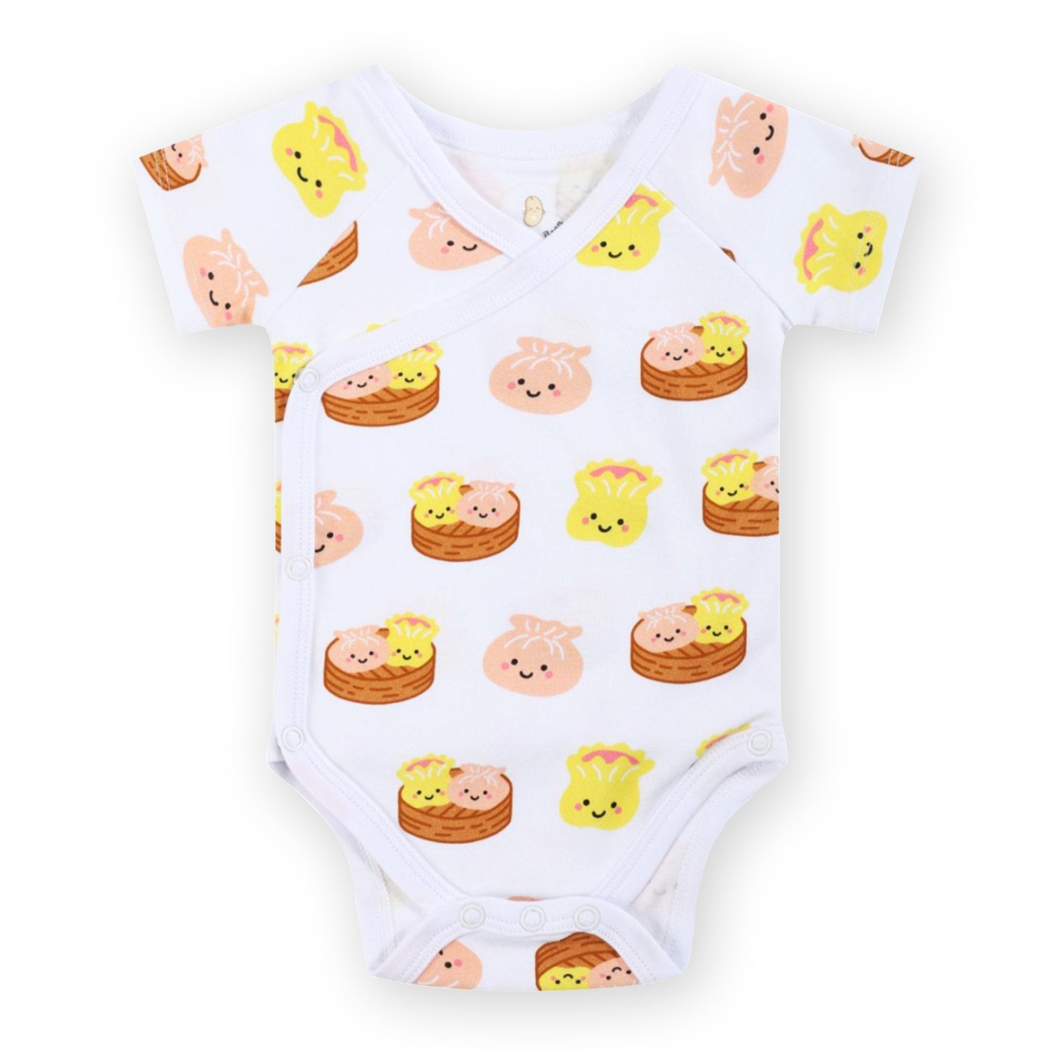 Organic Cotton Baby Onesie - Dim Sum