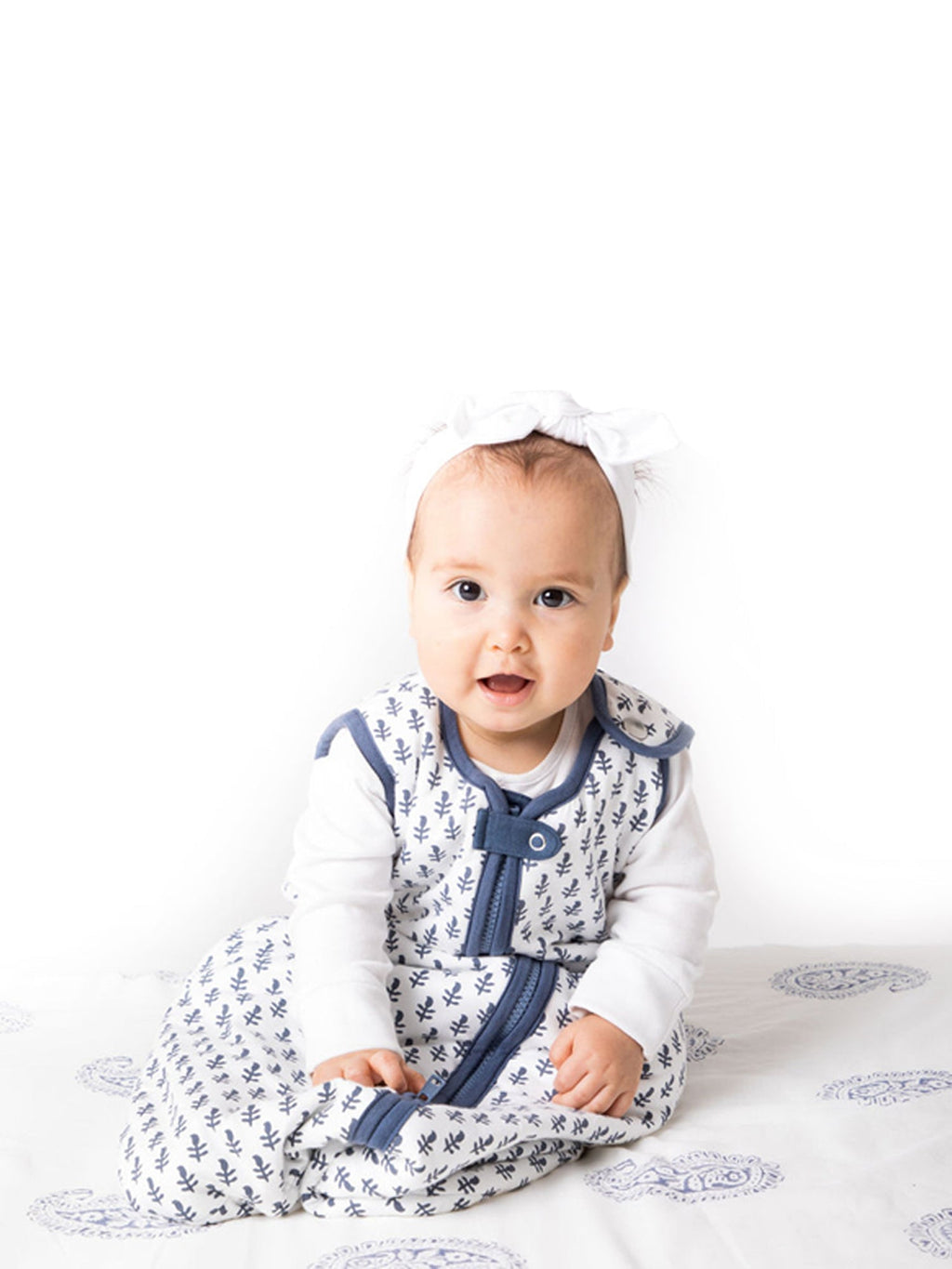 TOG 2.2 (Quilted) - Fort Blue Wearable Baby Sleep Sack