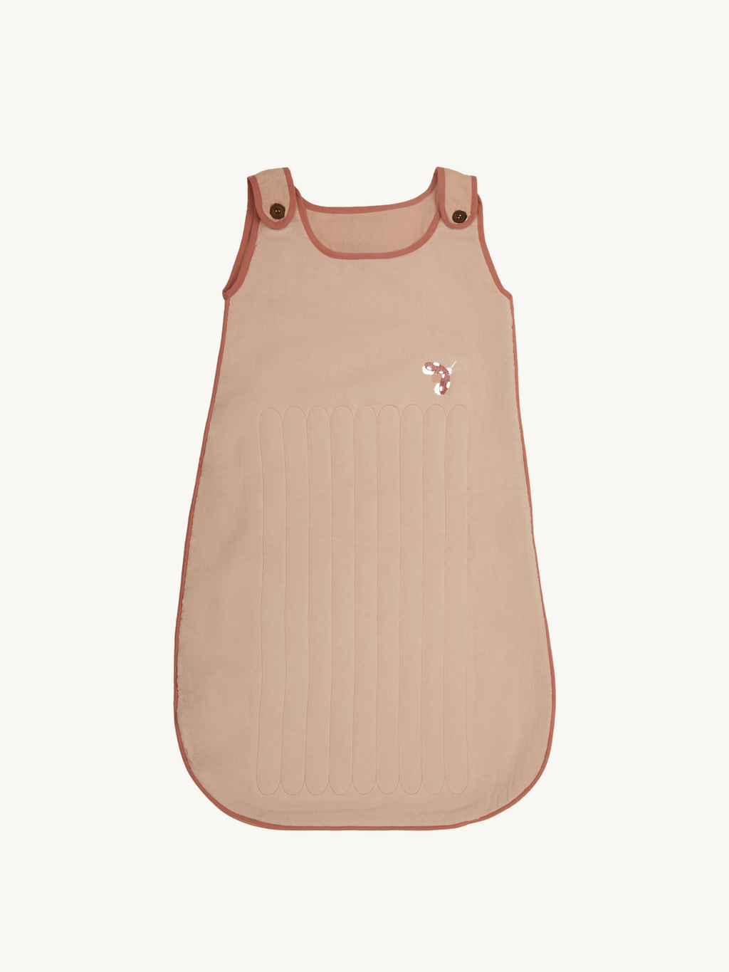 Organic Muslin Sleeping Bag - Pink Blossom｜Kids Sleeping Bag