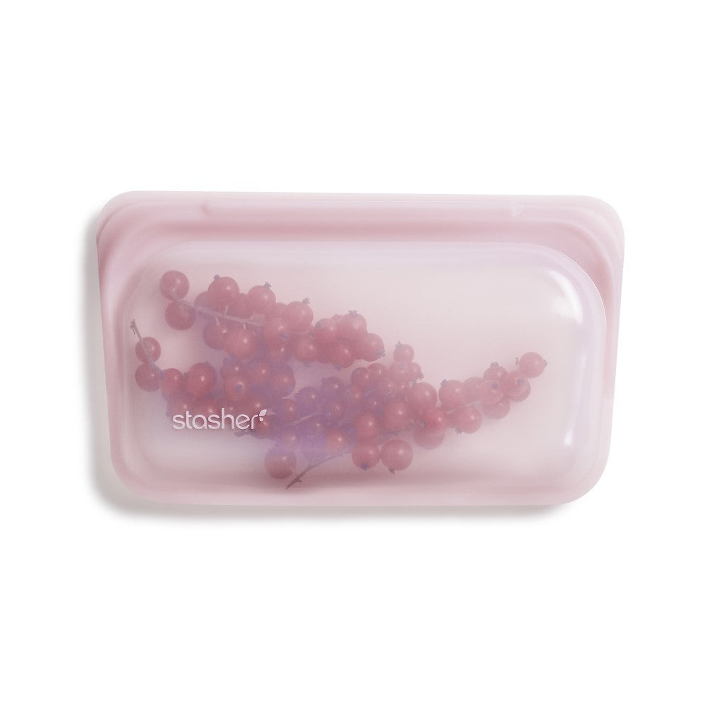 Reusable Silicone Snack Bag (Rose Quartz)