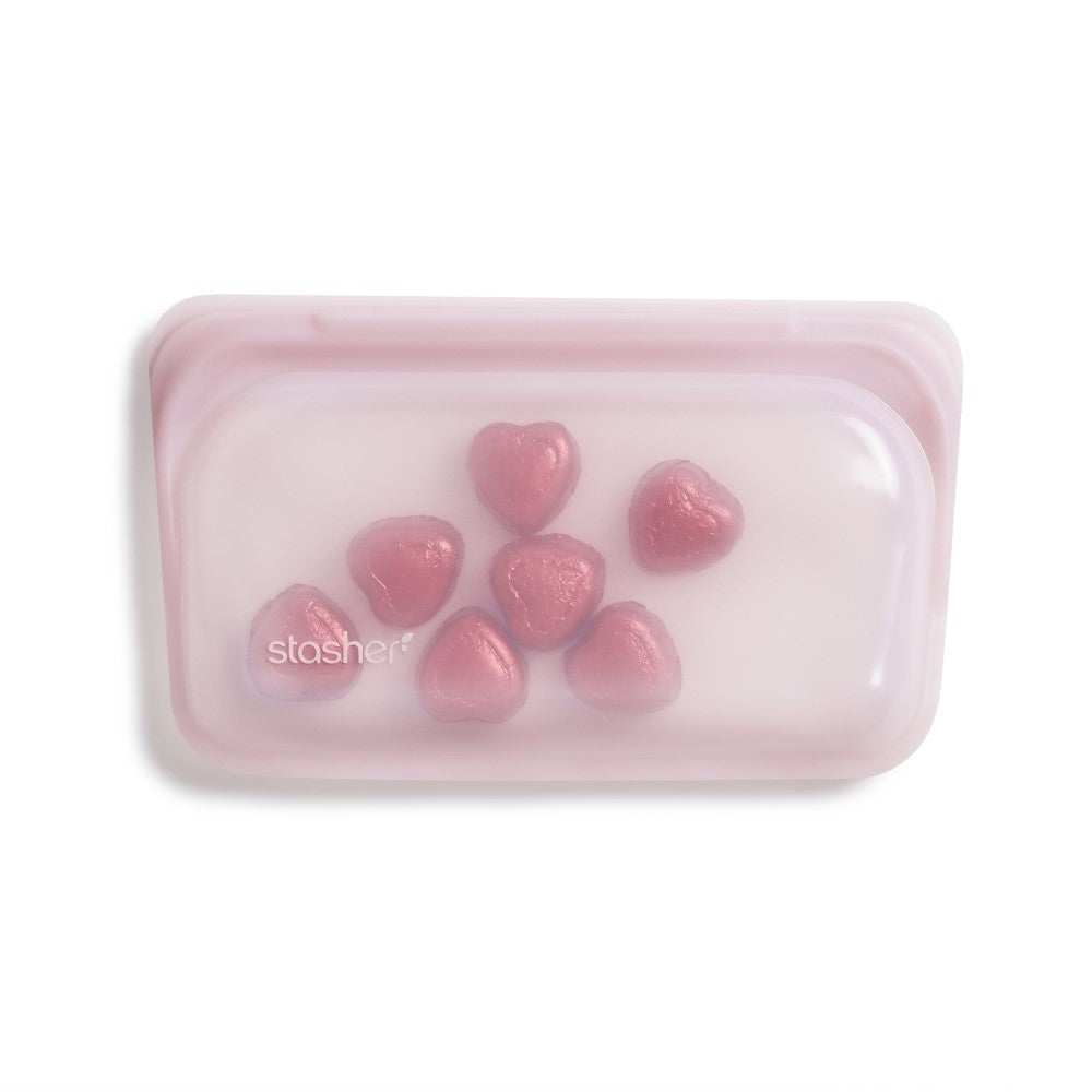 Reusable Silicone Snack Bag (Rose Quartz)