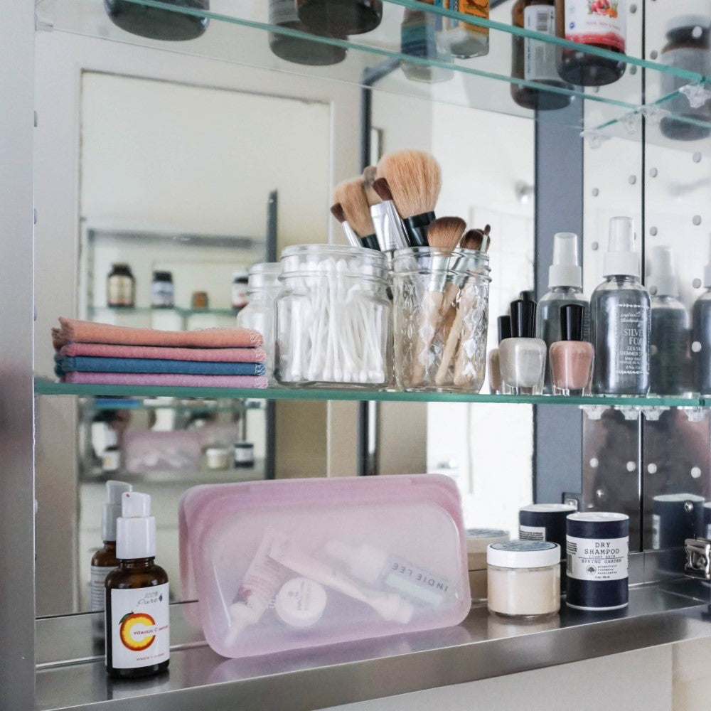 Reusable Silicone Snack Bag (Rose Quartz)