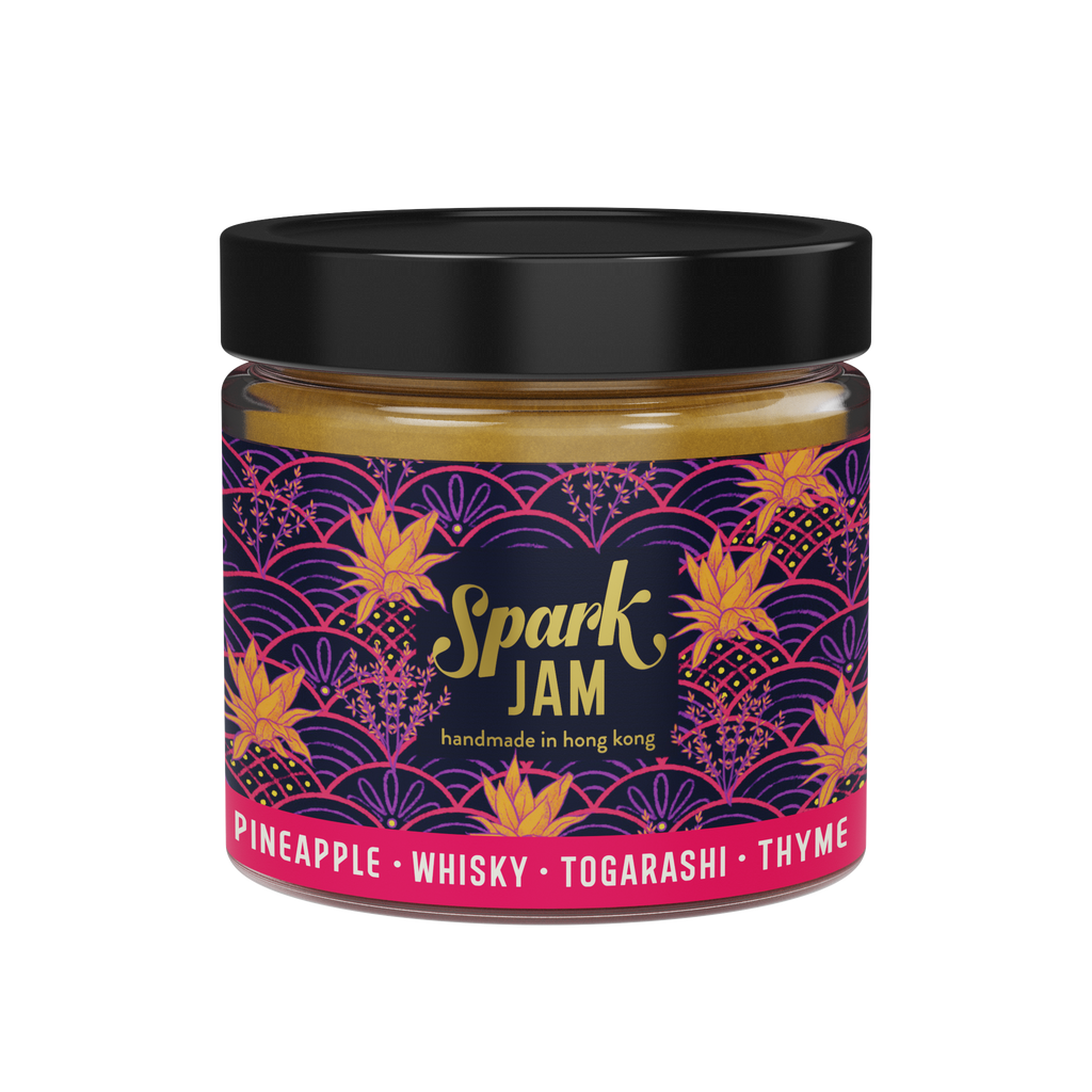 Spark Pineapple Jam with Whisky