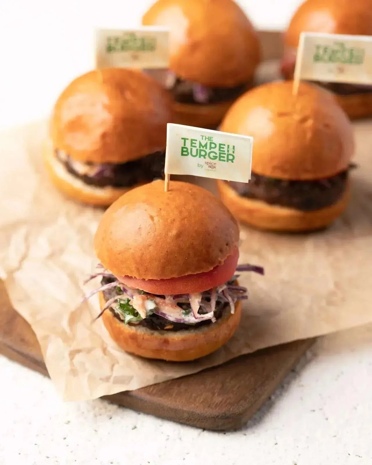 Mini Tempeh Burgers (Set of 12) (GF)