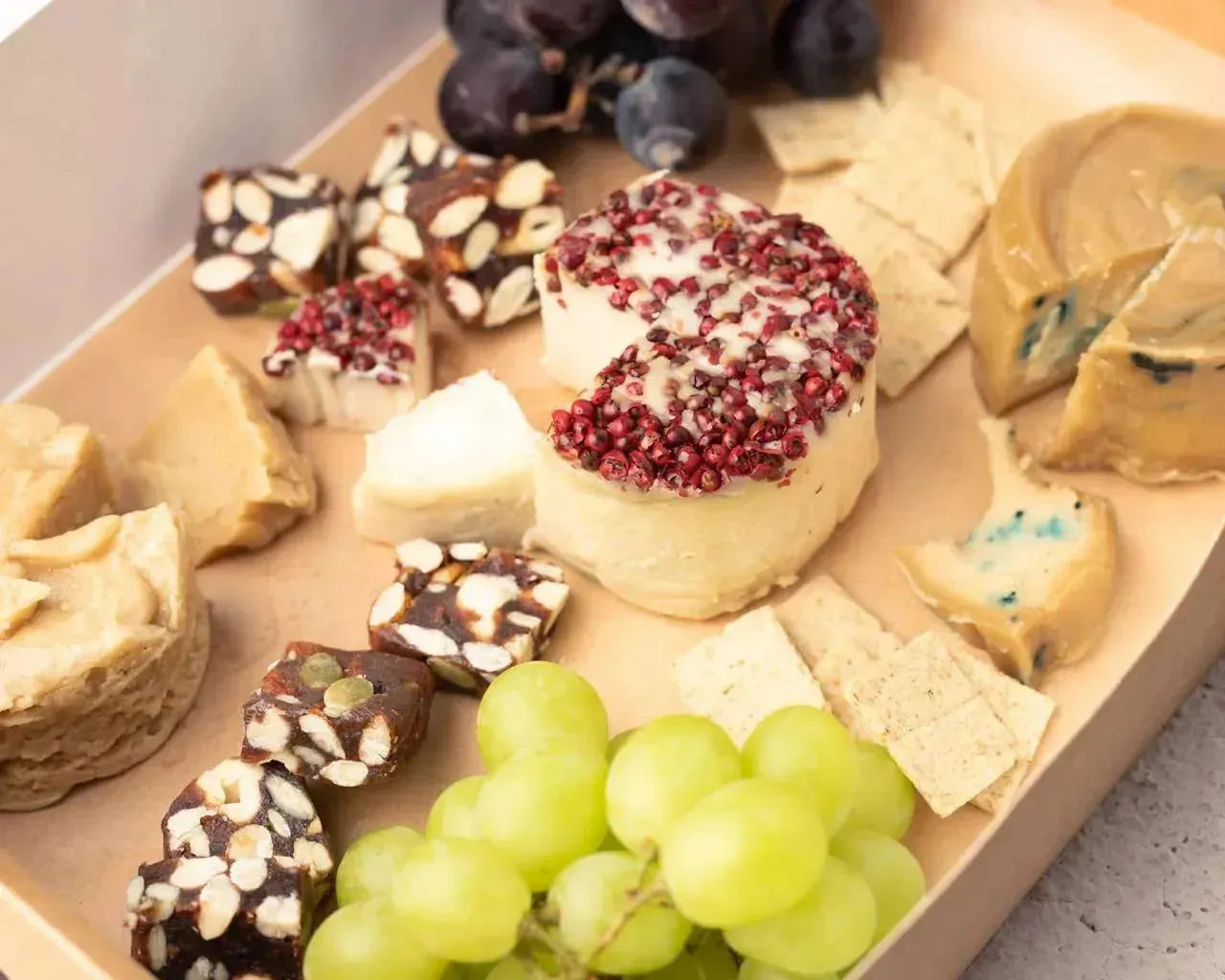 Fruit and Vegan Cheese Crudité Box (Serves 10) (GF/V)