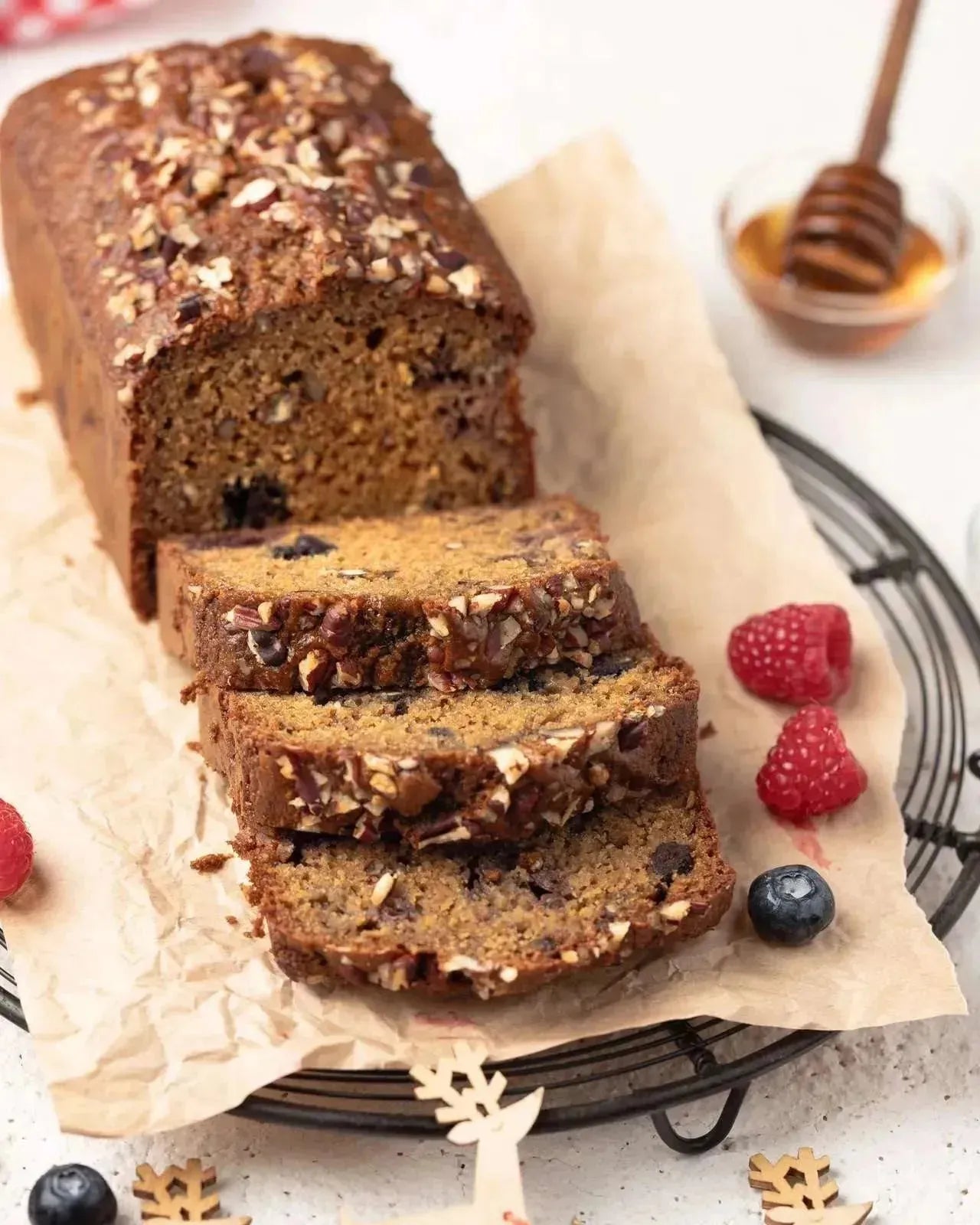Mixed Berry Cake Loaf 600g (GF/V)