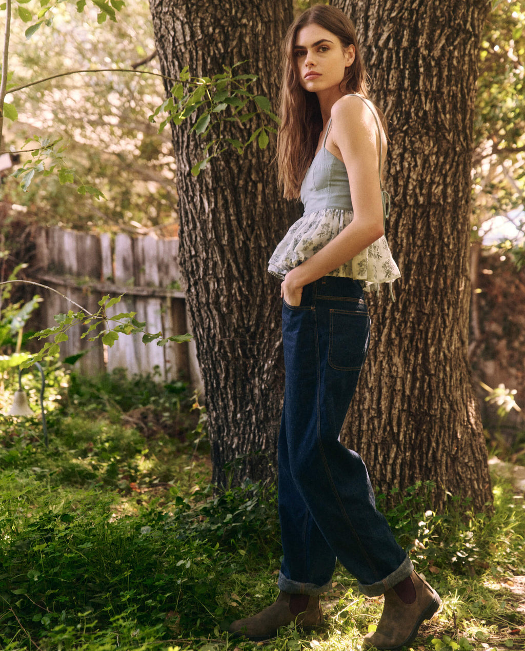 Tank The Camelia Top Crystal-Blue