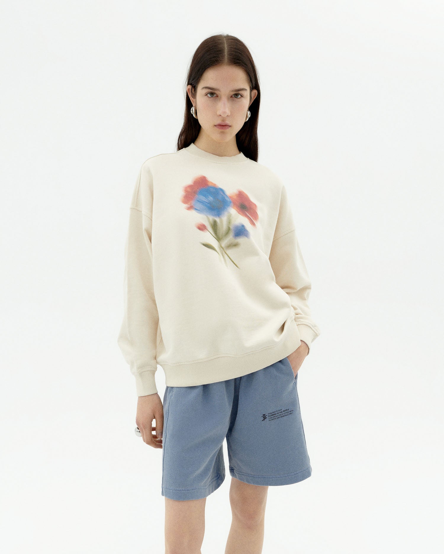 Sweatshirt Jimena Blurry-Flower
