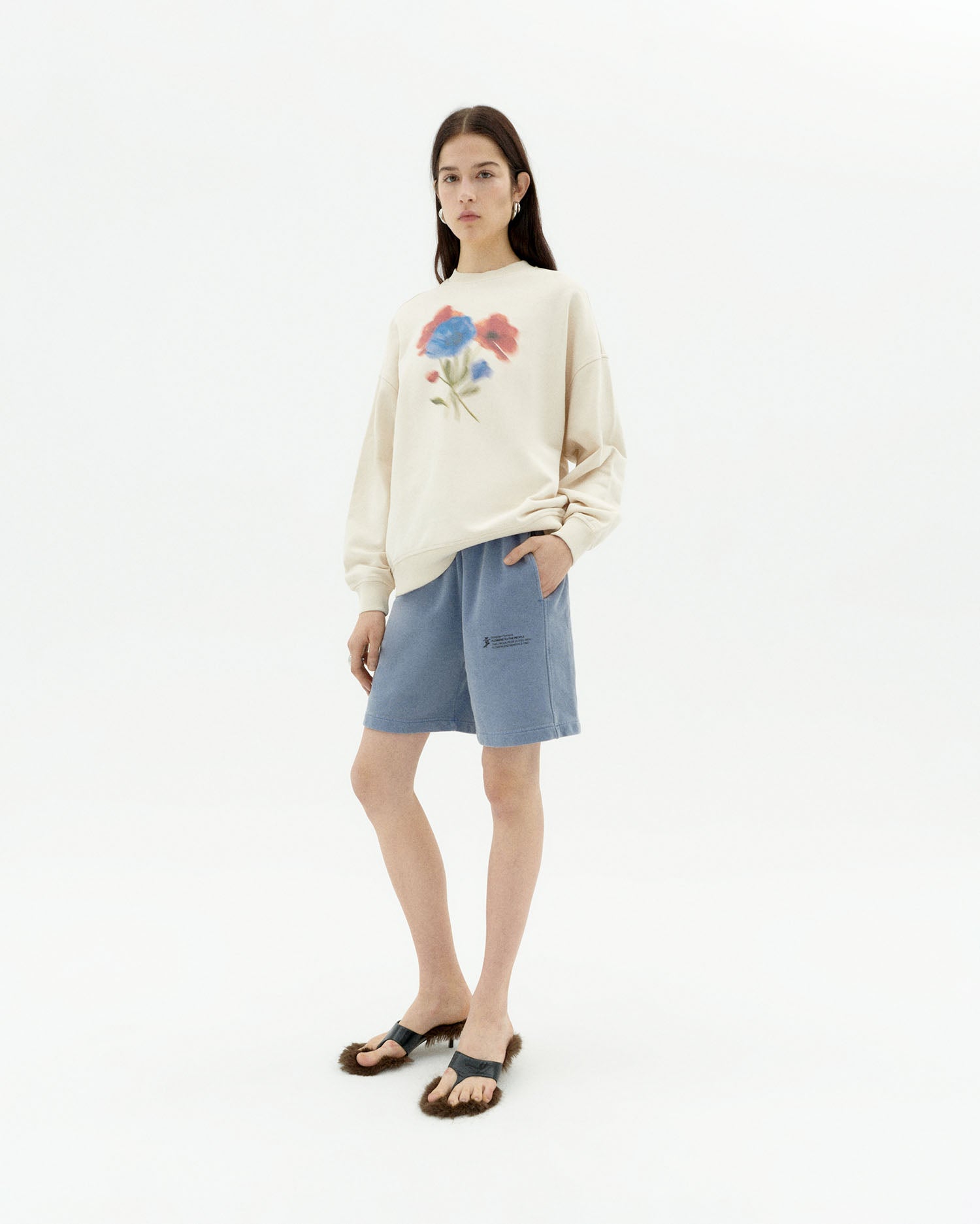Sweatshirt Jimena Blurry-Flower