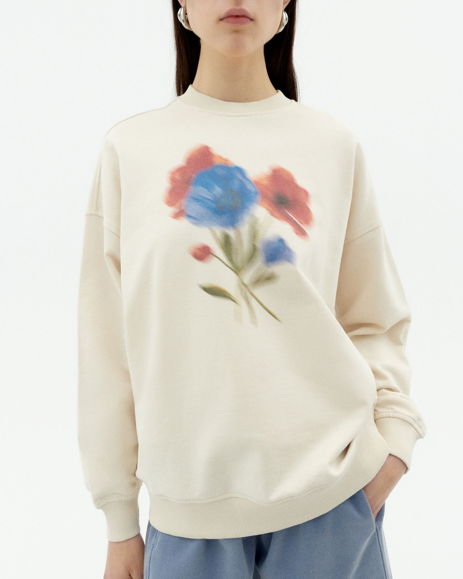 Sweatshirt Jimena Blurry-Flower