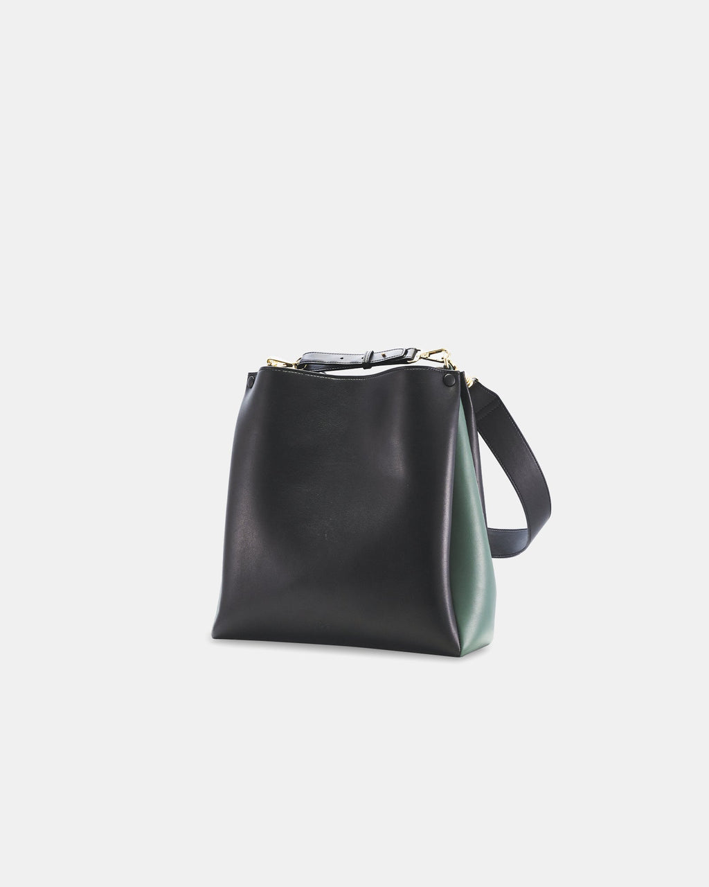 Two-Tone Tote â€?BLACK & OAT