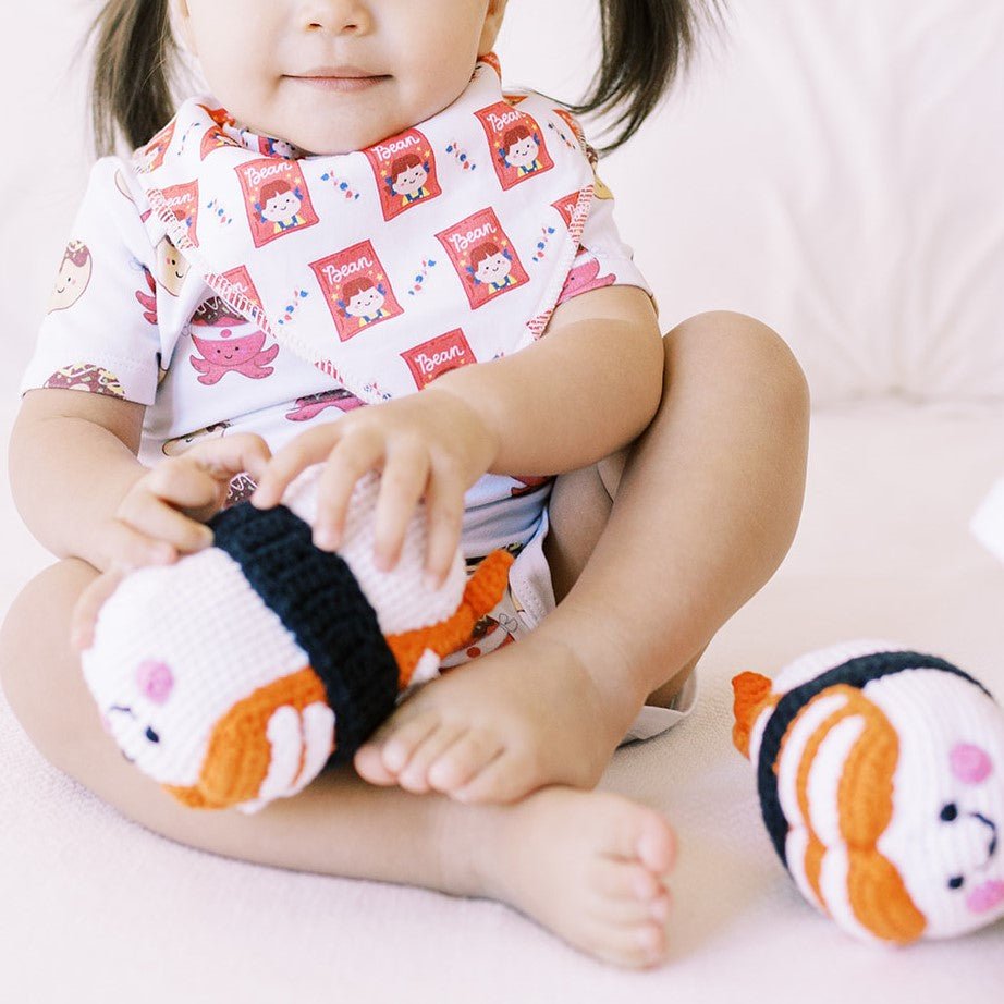 Ebi Sushi Crochet Rattle Doll