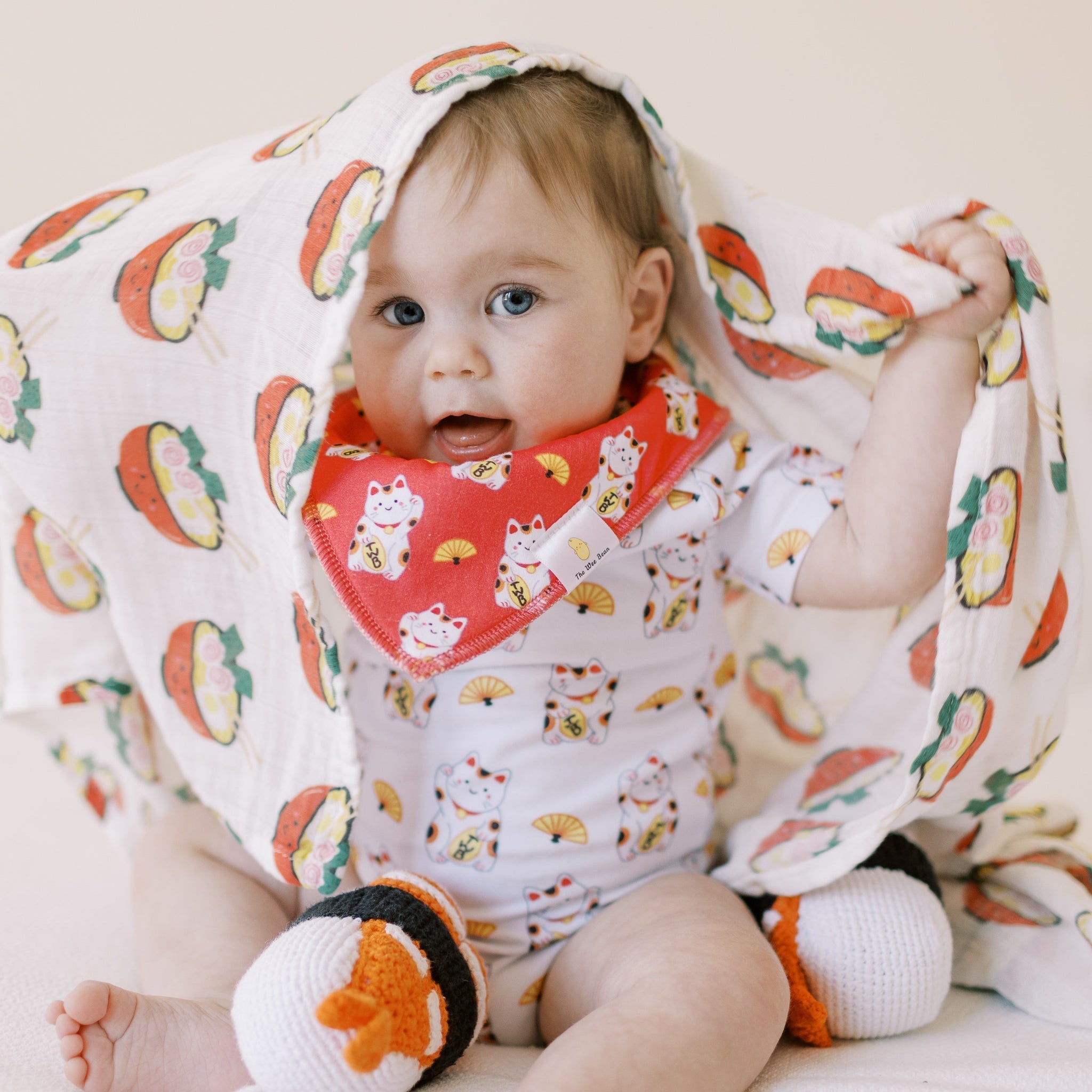 Organic Bamboo Blend Swaddle - Ramen