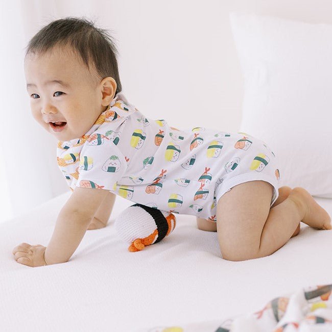 Organic Cotton Baby Onesie - Sushi