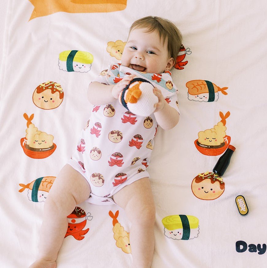 Organic Cotton Baby Onesie - Takoyaki