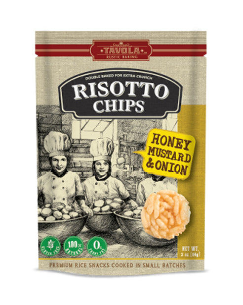 Risotto Chips - Honey Mustard & Onion