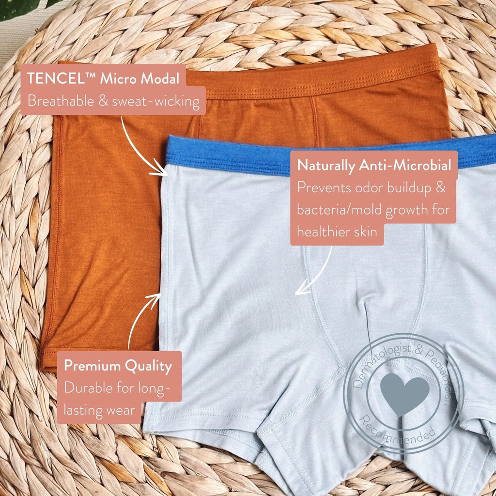 Teen Boys' TENCELâ„?Micro Modal Ultra Soft Boxer Briefs - Set of 2