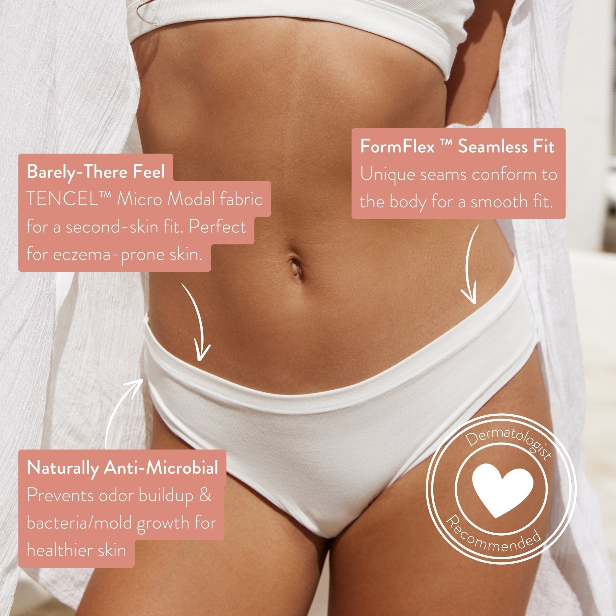 Teen Girls' TENCELâ„?Micro Modal Confidently You Bikini Briefs - Set of 2