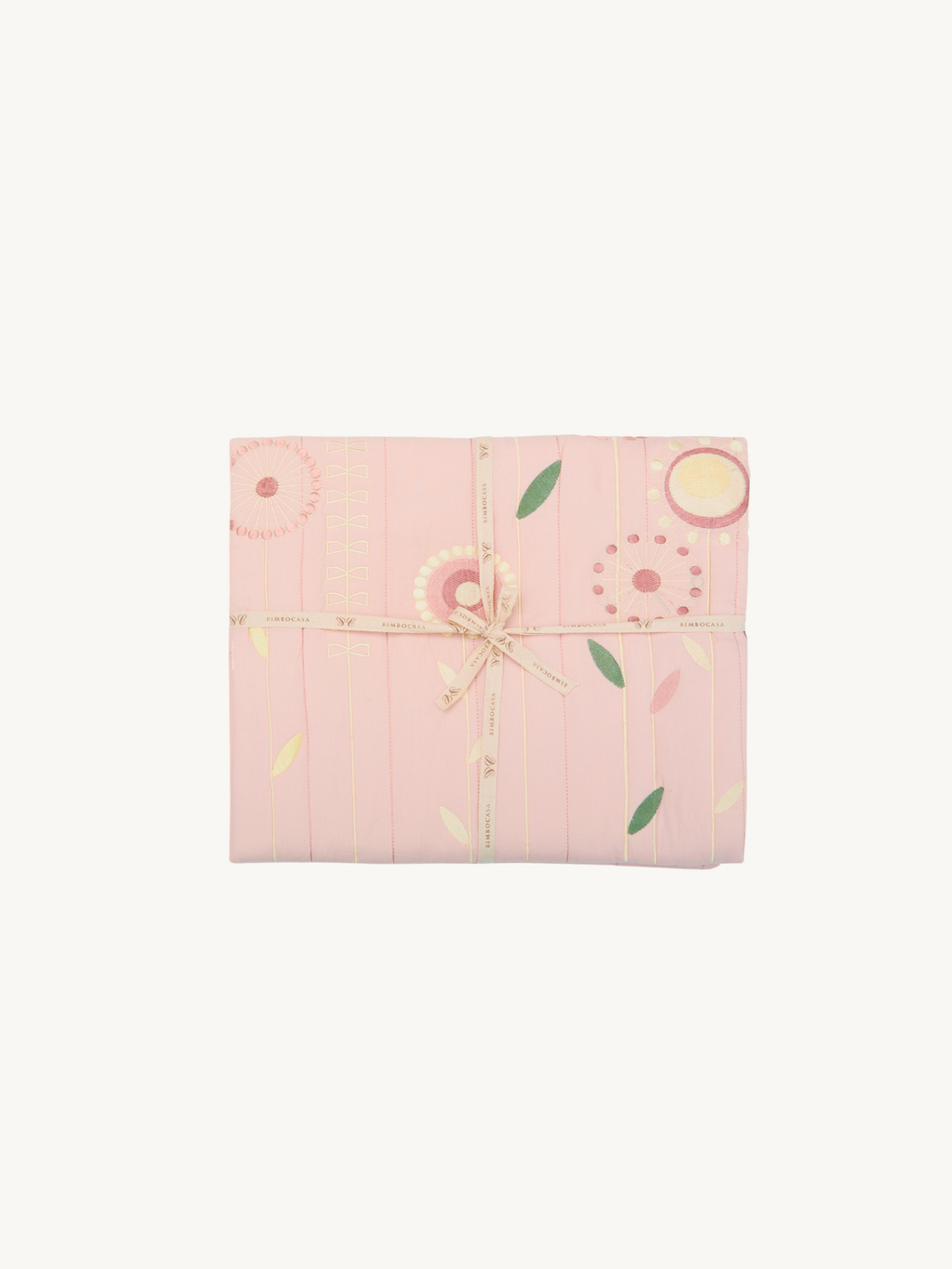 Cotton Quilted Duvet Cover and Pillow case - Pink Blossom｜For Kids