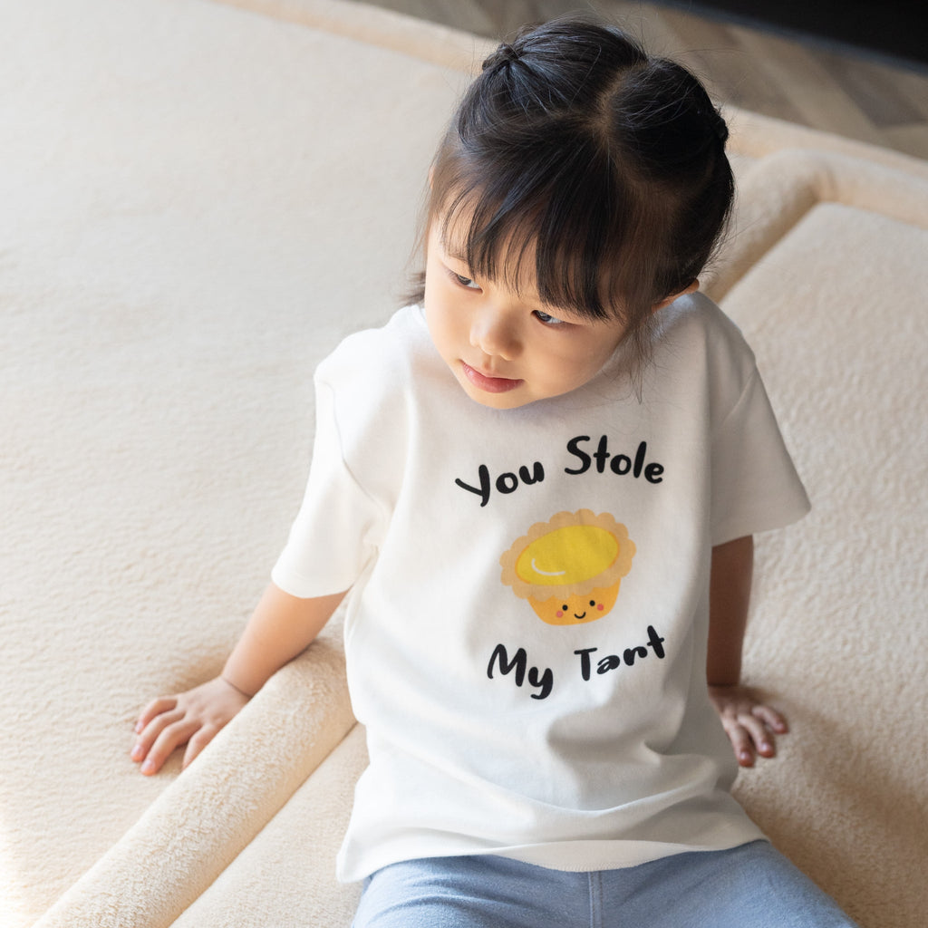 Organic Cotton Toddler Kid's T-Shirt - Egg Tart