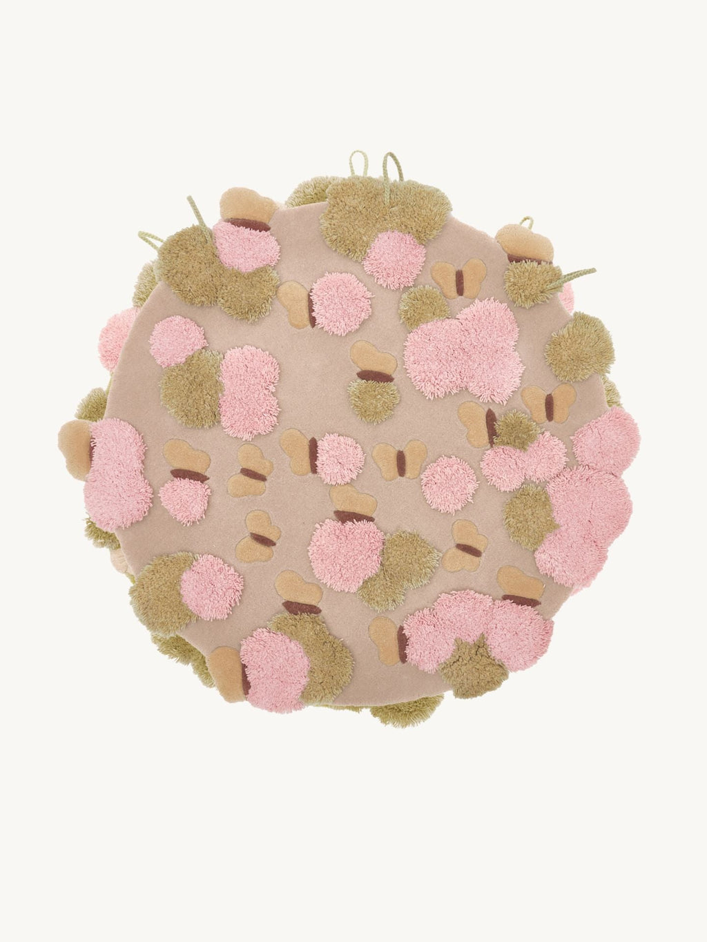 Tondo Butterfly Rug｜Children's Animal Rug