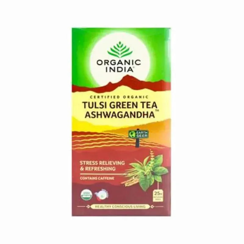 Organic India Tulsi Ashwagandha Tea (25ct)