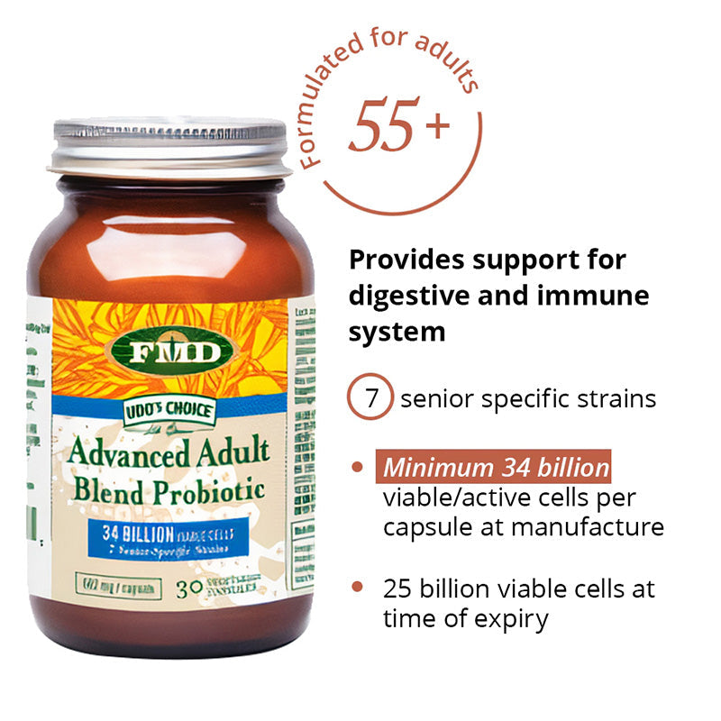 Udo's Advanced Adult Blend Probiotic 30's