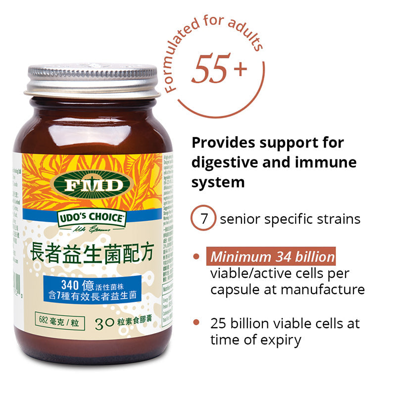 Udo's Advanced Adult Blend Probiotic 30's