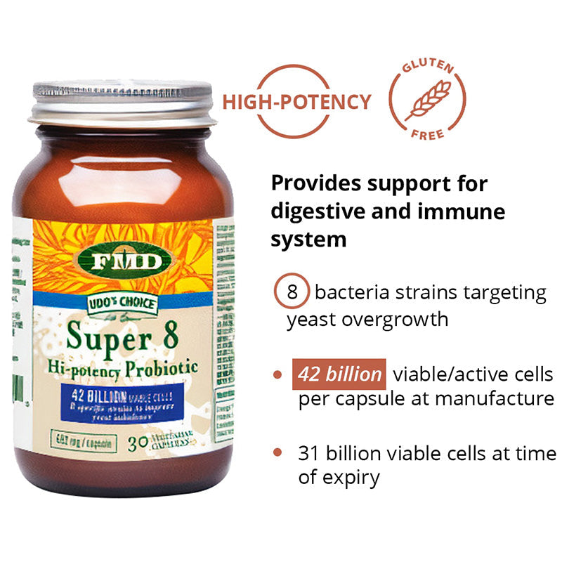 Udo's Super 8 Probiotic 30's
