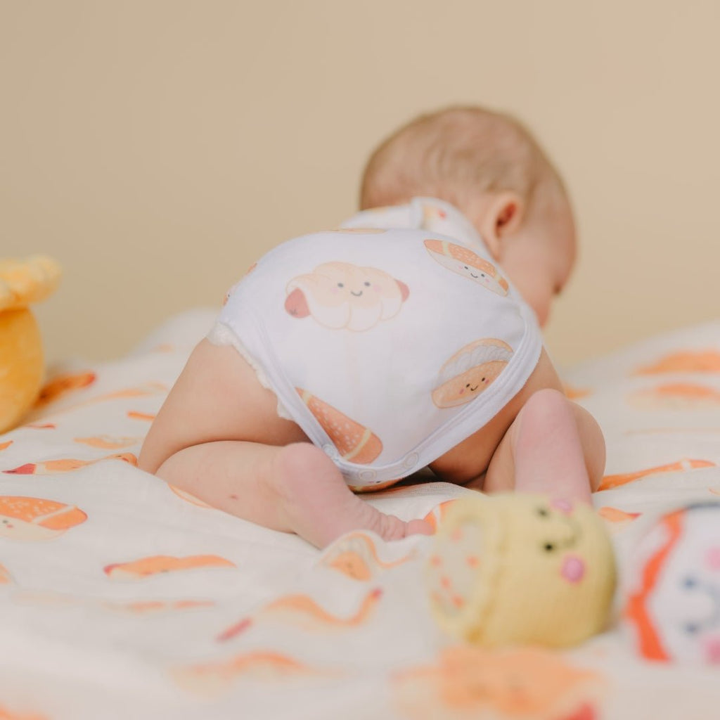 Organic Cotton Baby Onesie - Bakery Buns