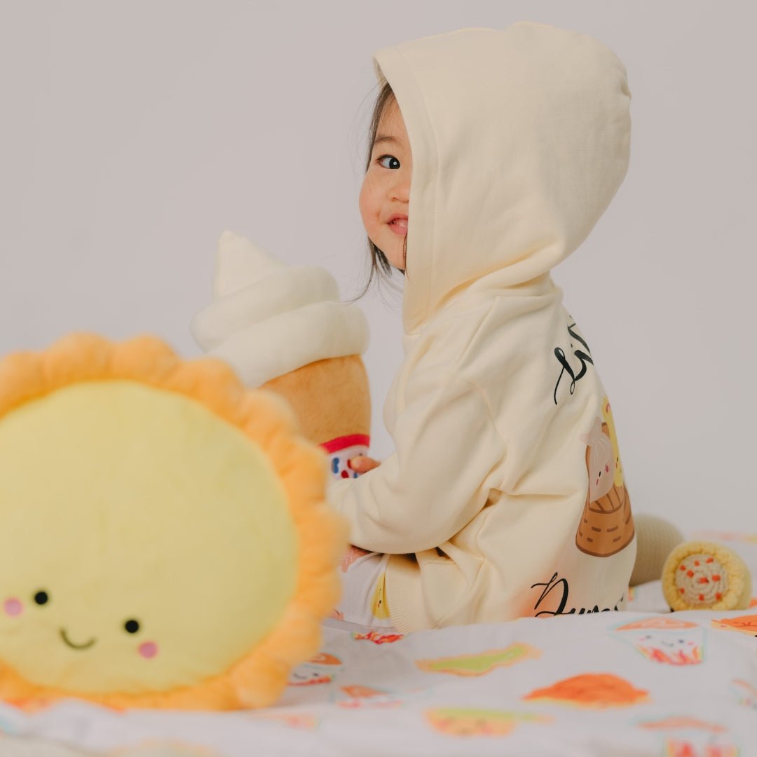Minky Fleece Sensory Baby Blanket - Cha Chaan Teng