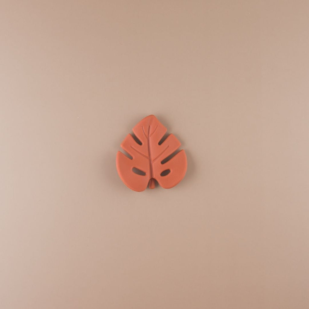 Cinnamon Leaf Silicone Teether