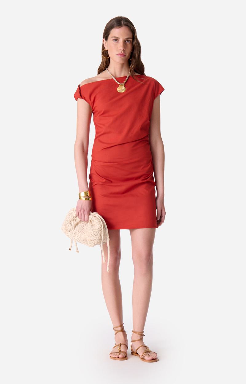 Dress Eleysa 4eva69-v08798 Brique