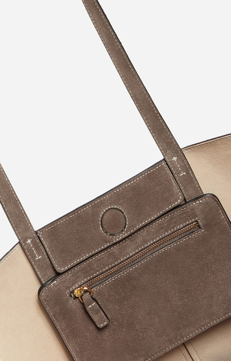 Tote Bag Pm 4hvd29-v40874 Taupe