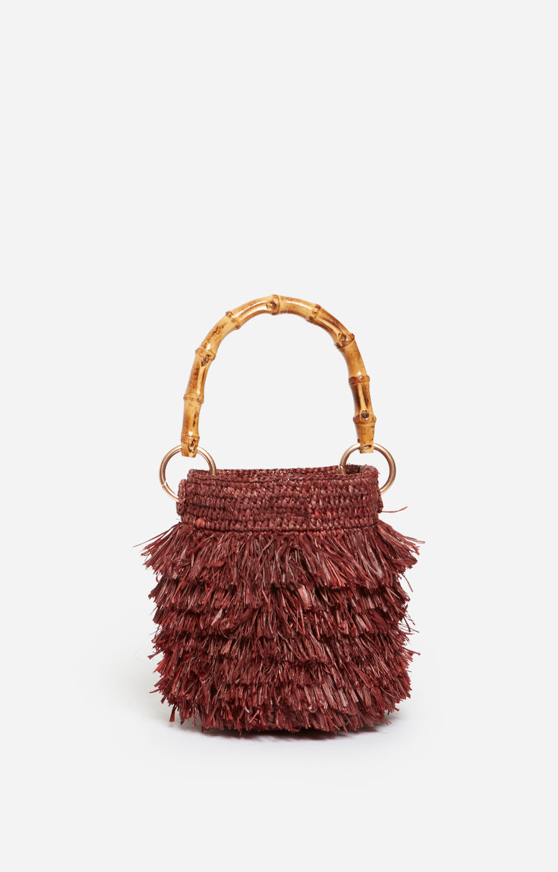 Raffia Bourse Pm 5eve41-v40898 Bordeaux