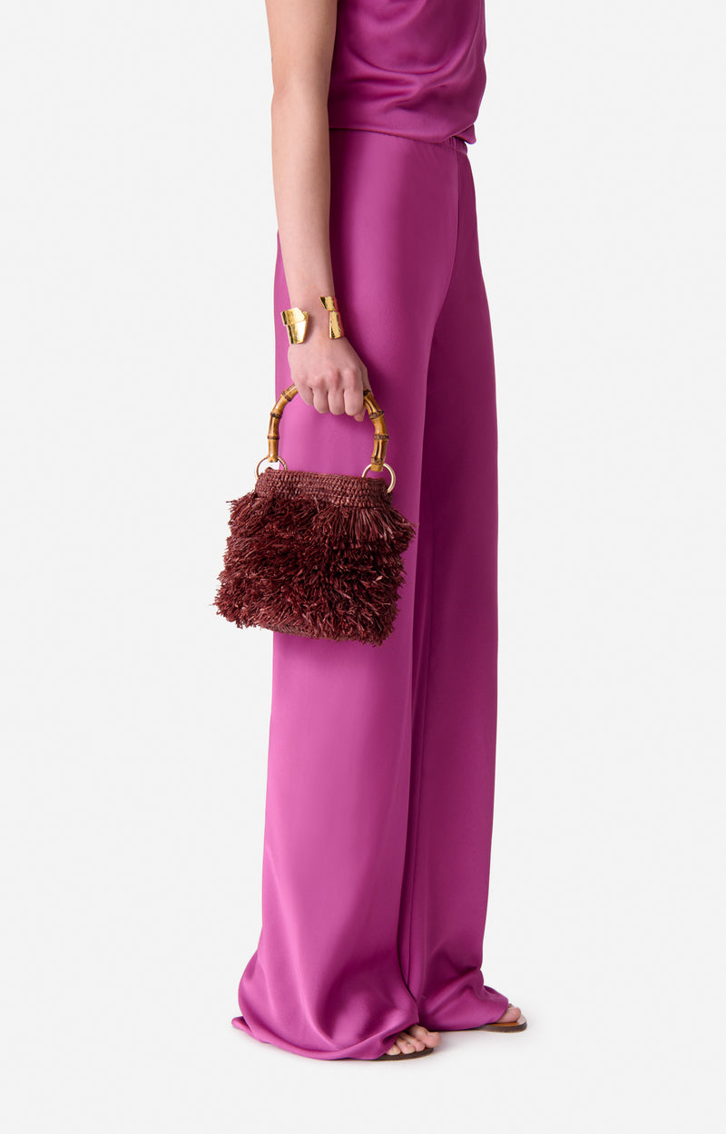 Raffia Bourse Pm 5eve41-v40898 Bordeaux