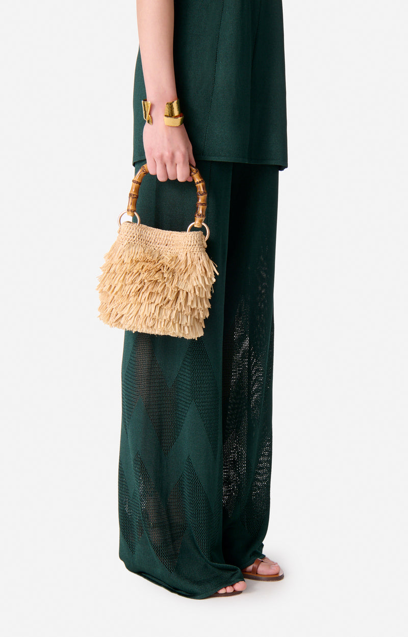 Raffia Bourse Pm 5eve41-v40898 Naturel