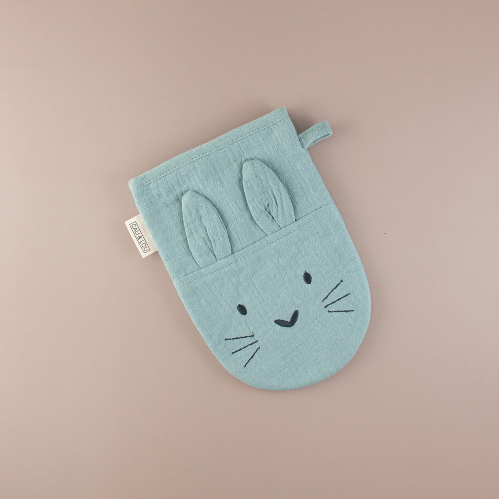 Mint Green Organic Cotton Terry Washcloth