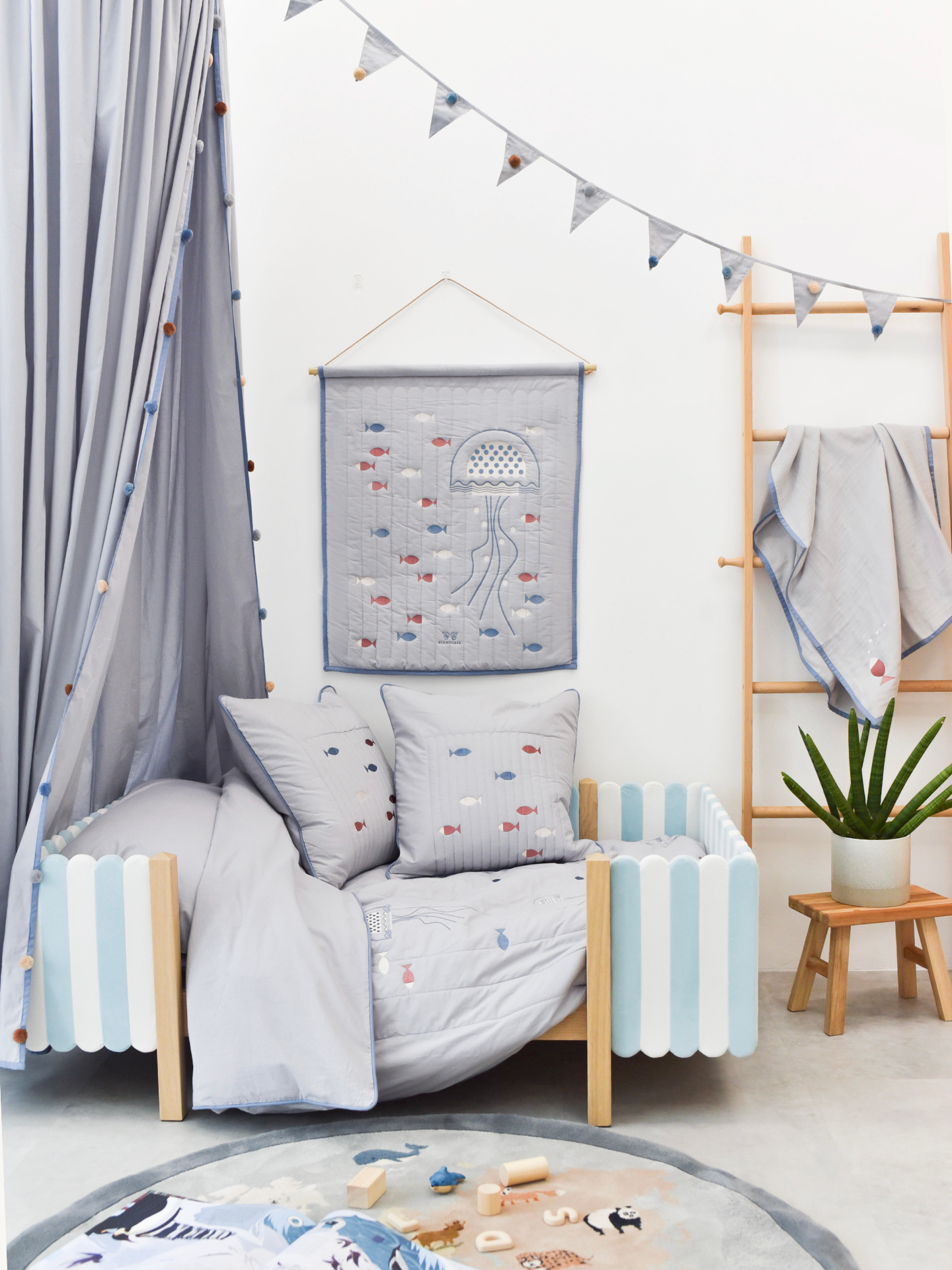 Wall Hanger - Fish Dance｜Kids Wall Hanger