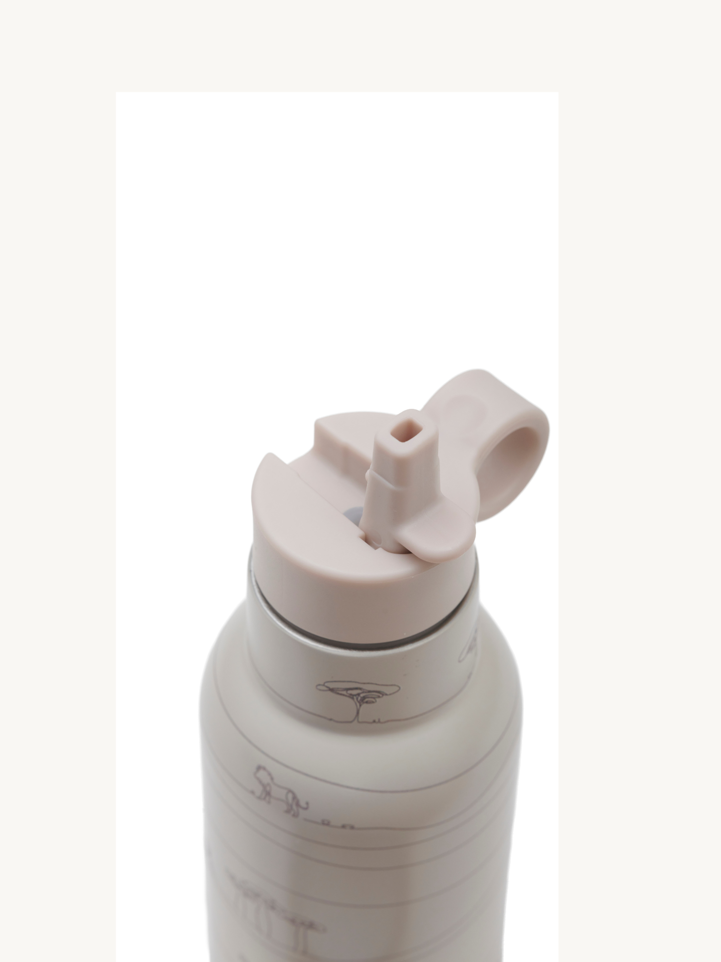 Seashell Insulated Drinking Bottle 500ML - Cream｜For Baby