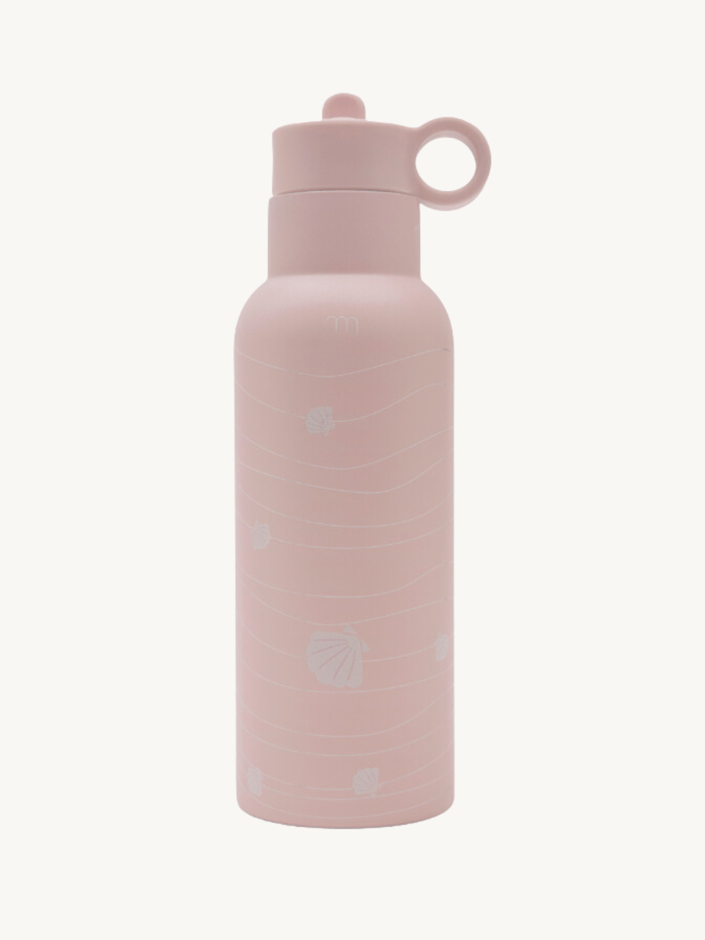 Seashell Insulated Drinking Bottle 500ML - Pink｜For Baby