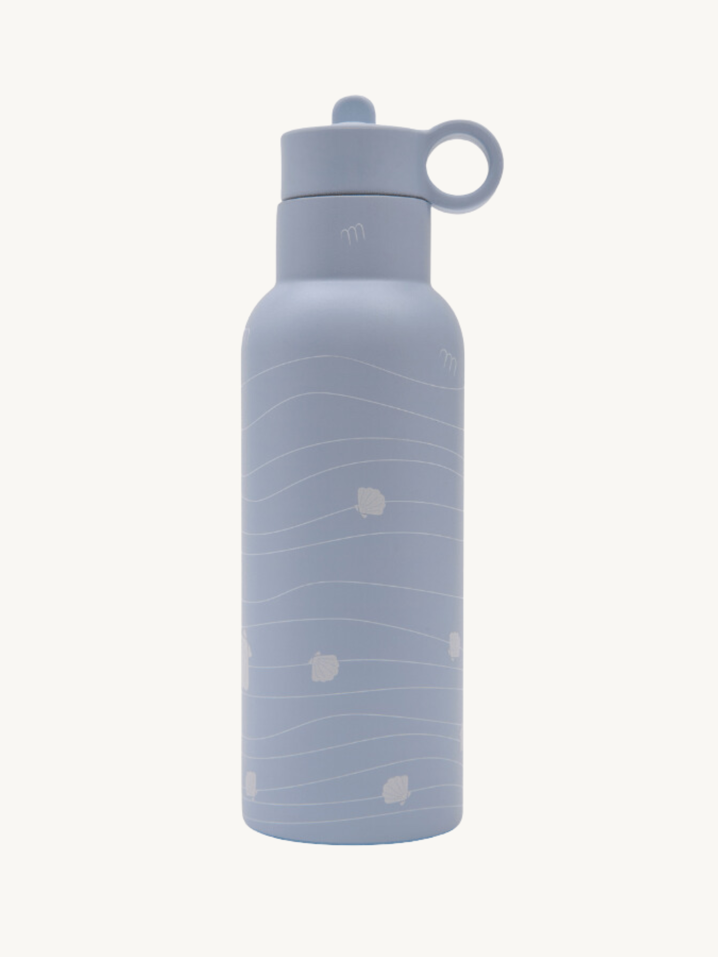 Seashell Insulated Drinking Bottle 500ML - Blue｜For Baby