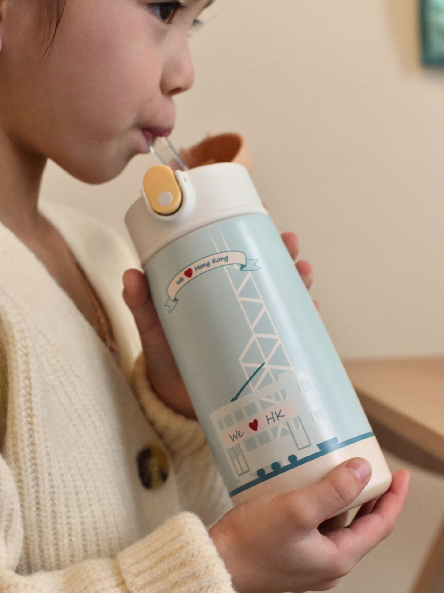 We Love HK Thermal Water Bottle｜For Baby and Kids