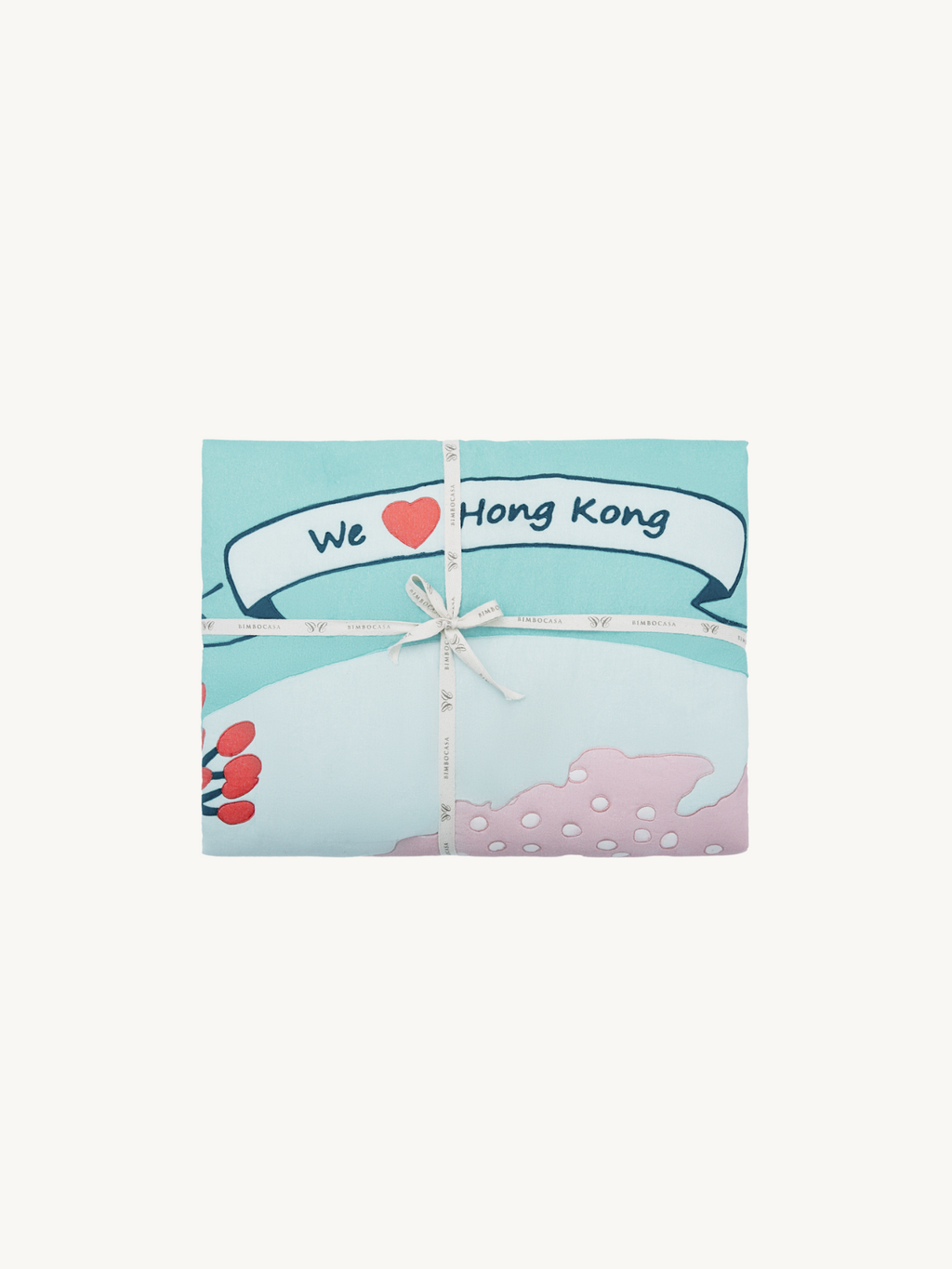 Cotton Quilted Duvet Cover & Pillow case - We Love Hong Kong｜For Kids